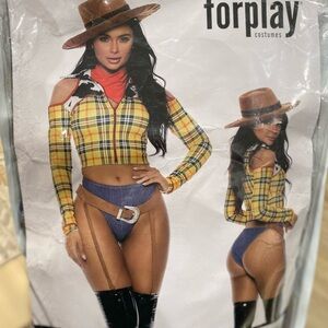 Forplay Playtime Sheriff Costume with Yellow and Blue